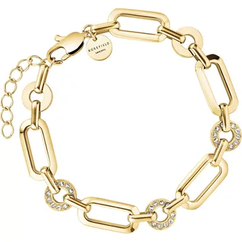 Náramek Rosefield Krásný pozlacený náramek se zirkony Multi Octagon JBOSG-J900 + 2 měsíce na vrácení zboží