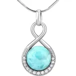 Silvego Stříbrný přívěsek s přírodním Larimarem JSTS14709LR + 2 měsíce na vrácení zboží