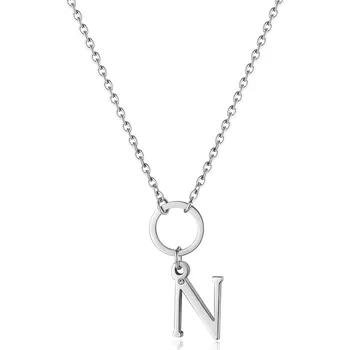 Módní doplněk S'Agapõ Dámský ocelový náhrdelník s písmenem N Happy SHAC78 + 2 měsíce na vrácení zboží