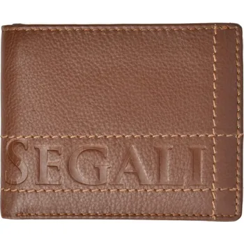 Peněženka SEGALI Pánská kožená peněženka 19052 tan + 2 měsíce na vrácení zboží