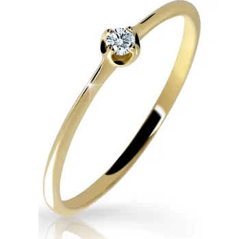 Prsten Cutie Diamonds Jemný prsten ze žlutého zlata s briliantem DZ6729-2931-00-X-1 60 mm + 2 měsíce na vrácení zboží