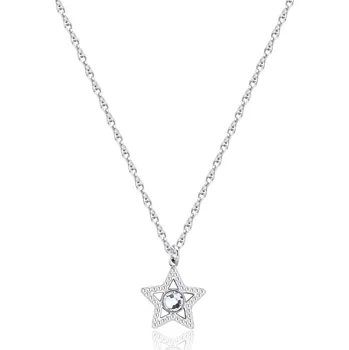 Módní doplněk S'Agapõ Slušivý ocelový náhrdelník Hvězdička Lucky Light SKT37 + 2 měsíce na vrácení zboží