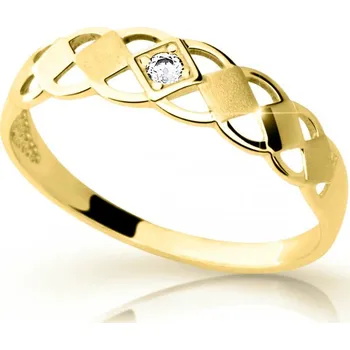 Prsten Cutie Diamonds Elegantní prsten ze žlutého zlata s briliantem DZ6718-1912-10-X-1 53 mm + 2 měsíce na vrácení zboží