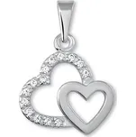 Brilio Zlatý přívěsek Dvě srdce 249 001 00490 07 + 2 měsíce na vrácení zboží