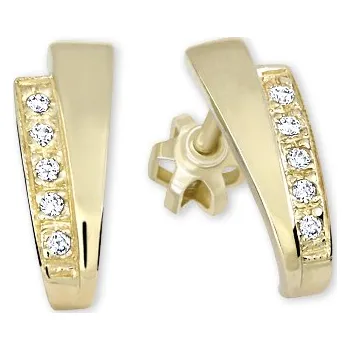 Šperk Brilio Náušnice ze žlutého zlata s krystaly 239 001 00575 + 2 měsíce na vrácení zboží
