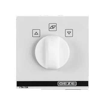 GEZE ovládací tlačítko/přepínač ventilace k E 212 R1, 230 V, plast, bílá