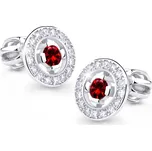 Cutie Diamonds Jedinečné náušnice z bílého zlata s rubíny a diamanty DZ6413-1988-30-RU-X-2 + 2 měsíce na vrácení zboží