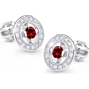 Náušnice Cutie Diamonds Jedinečné náušnice z bílého zlata s rubíny a diamanty DZ6413-1988-30-RU-X-2 + 2 měsíce na vrácení zboží