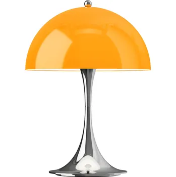 Lampička Přenosná lampa Panthella 250 "Chrome Opal Orange" Louis Poulsen