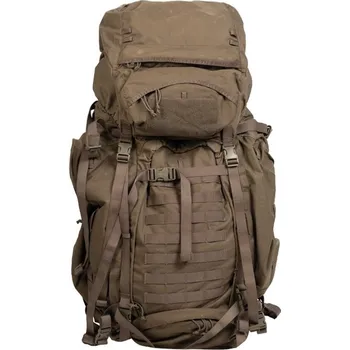 turistický batoh Bundeswehr Batoh VELKÝ BW SNIGEL DESIGN 110L ZELENÝ použitý