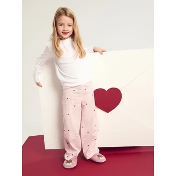 Dívčí spodní prádlo Sinsay - Bavlněná dvoudílná pyžama s potiskem - krémová - 570HI-01X - 570HI-01X-110