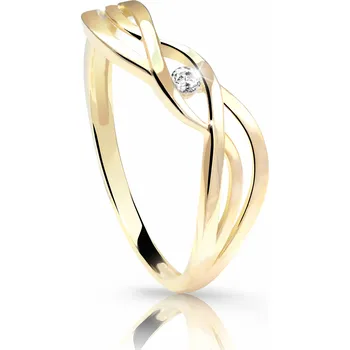 Prsten Cutie Jewellery Jemný prsten ze žlutého zlata Z6712-1843-10-X-1 49 mm + 2 měsíce na vrácení zboží