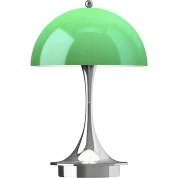 Lampička Přenosná lampa Panthella 160 V3 "Chrome Opal Green" Louis Poulsen