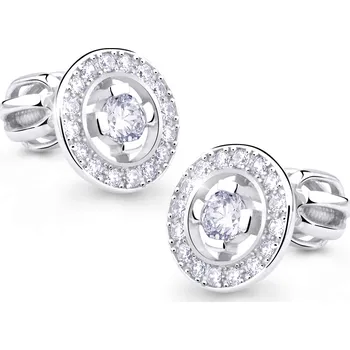 Náušnice Cutie Diamonds Působivé peckové náušnice z bílého zlata s brilianty DZ6413-1988-30-00-X-2 + 2 měsíce na vrácení zboží