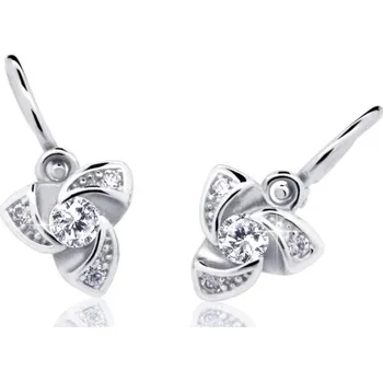 Náušnice Cutie Diamonds Dětské náušnice z bílého zlata s brilianty DC2203-10-00-X-2 + 2 měsíce na vrácení zboží