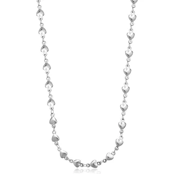 Módní doplněk S'Agapõ Ocelový srdíčkový náhrdelník Chunky SHK78 + 2 měsíce na vrácení zboží