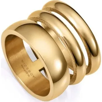 Módní doplněk Viceroy Trojitý pozlacený prsten pro ženy Air 75373A01 59 mm + 2 měsíce na vrácení zboží