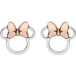 Disney Slušivé stříbrné bicolor náušnice Minnie Mouse E901880TL + 2 měsíce na vrácení zboží