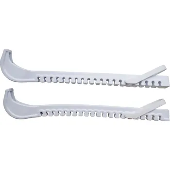 Zimní sport KUBIsport Chrániče hokejových bruslí plastové bílé