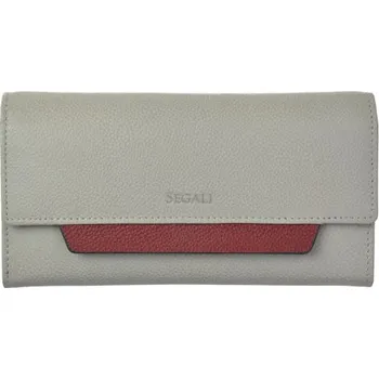Peněženka SEGALI Dámská kožená peněženka 7411 grey + 2 měsíce na vrácení zboží