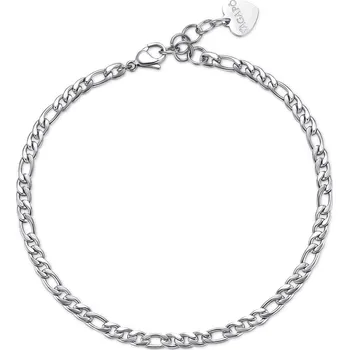 Módní doplněk S'Agapõ Nadčasový ocelový řetízkový náramek na kotník Chunky SHK17 + 2 měsíce na vrácení zboží