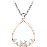 MOISS Úchvatný stříbrný bicolor přívěsek se zirkony P0000609 + 2 měsíce na vrácení zboží