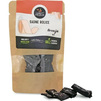 Sušené ovoce Metka Aronie (černý jeřáb) - ovocné rolky bez přidaného cukru Hmotnost: 30 g