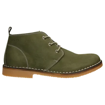 Dámské polobotky Zelené Chukka Boty Na Hnědé Podrážce Wojas 120007 40