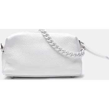 Kabelka Baťa menší kožená kabelka s řetízkovým uchem