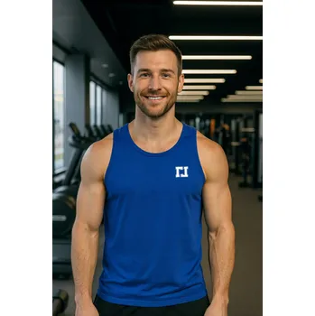 Pánské tílko Pánské tílko Legal Life Gym Basic Blue velikost: L