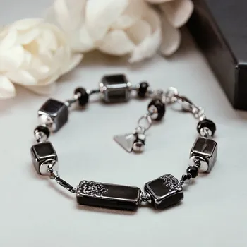 Náramek Lampglas Jedinečný náramek Black Velvet s unikátními perlami Lampglas BCV5 + 2 měsíce na vrácení zboží