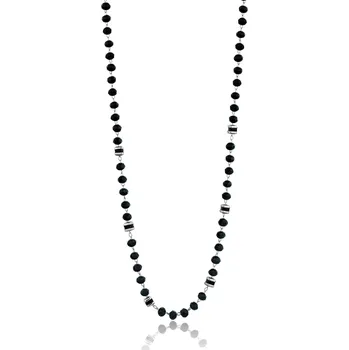 Módní doplněk S'Agapõ Módní náhrdelník s tmavě modrými korálky Shrine SSR06 + 2 měsíce na vrácení zboží