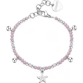 Náramek S'Agapõ Korálkový náramek s přívěsky Mořská hvězdice Glint SGI12 + 2 měsíce na vrácení zboží