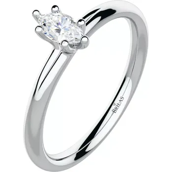 Šperk Gemo W Briliant - zásnubní prsten z bílého zlata s brilianty