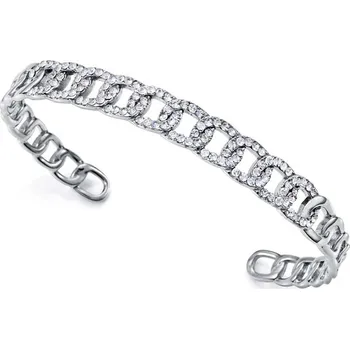 Náramek Viceroy Pevný otevřený náramek s krystaly Chic 14184P01000 + 2 měsíce na vrácení zboží