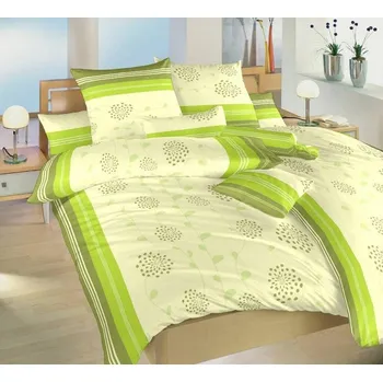 Bytový textil Dadka Bavlněné povlečení Liána zelená 140x220 70x90