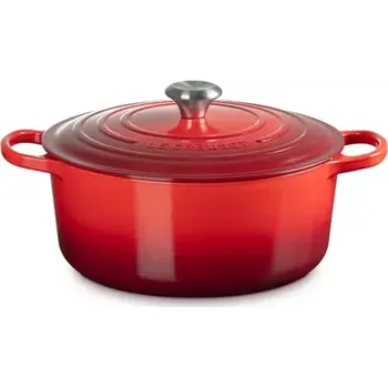 Nádobí Le Creuset Signature Hrnec s poklicí 28 cm červená (24147260998)