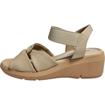 Dámská obuv Piccadilly dámské sandály WIDEFIT 540378-1 béžové Velikost: 41