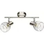 GLOBO 54809-2 TEXAS bodové svítidlo (spot) E14 2xE14 40W IP20 nikl