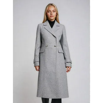 Dámský kabát Sinsay - Dlouhý kabát - šedá - 341HC-09M - 341HC-09M-S