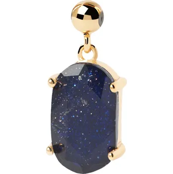 Šperk PDPAOLA Stylový pozlacený přívěsek s modrým pískovcem LUCK Charms CH01-011-U + 2 měsíce na vrácení zboží