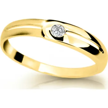 Prsten Cutie Jewellery Krásný prsten ze žlutého zlata se zirkonem Z6874-1049-10-X-1 66 mm + 2 měsíce na vrácení zboží