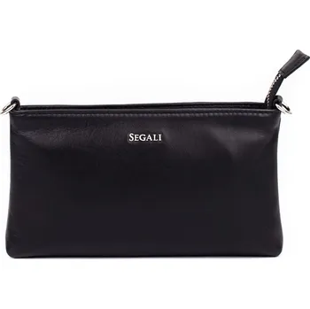 Kabelka SEGALI Dámská kožená kabelka A1 Black + 2 měsíce na vrácení zboží