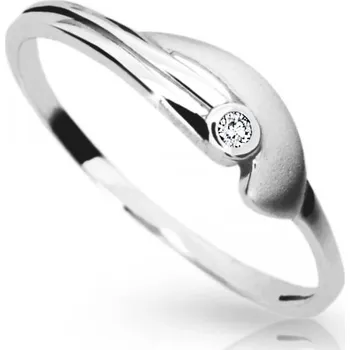 Prsten Cutie Diamonds Krásný prsten z bílého zlata s briliantem DZ6719-1662-10-X-2 65 mm + 2 měsíce na vrácení zboží