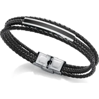 Módní doplněk Viceroy Pánský kožený náramek Magnum 15080P01010 + 2 měsíce na vrácení zboží