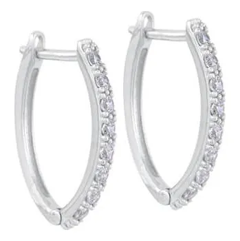 Náušnice Brilio Okouzlující náušnice z bílého zlata s čirými krystaly 239 001 01107 07 + 2 měsíce na vrácení zboží