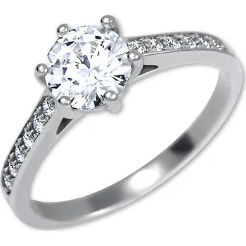 Prsten Soliter Stříbrný zásnubní prsten 426 001 00536 04 53 mm + 2 měsíce na vrácení zboží