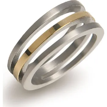 Módní doplněk Boccia Titanium Pozlacený titanový prsten 0128-02 54 mm + 2 měsíce na vrácení zboží
