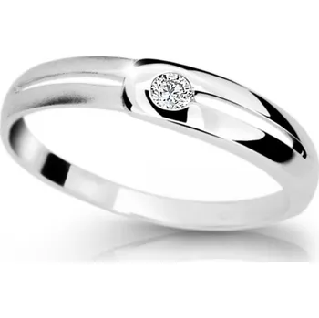 Prsten Cutie Jewellery Krásný prsten z bílého zlata se zirkonem Z6874-1049-10-X-2 54 mm + 2 měsíce na vrácení zboží