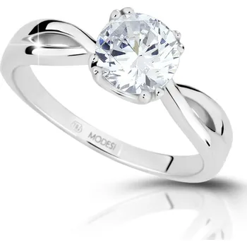 Prsten Modesi Stříbrný zásnubní prsten JA17256CZ 60 mm + 2 měsíce na vrácení zboží